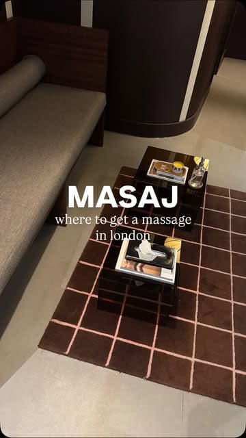 A review of a massage venue in Islington, showcasing the personalized 'facework' treatment process, including the preference form and the treatment room.