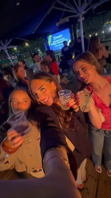A vlog-style reel showcasing the launch event of Sonny's, a new 100% gluten-free fast food restaurant located at Boxpark Shoreditch, featuring their menu of toasted sandwiches, bowls, and fries.