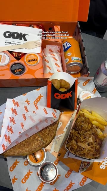A review of a German Doner Kebab restaurant, highlighting the menu items and a current BOGOF promotion.