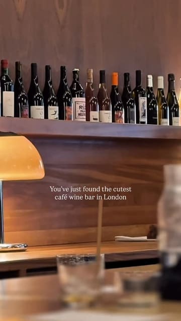 A short, aesthetic montage showcasing the interior design, coffee, and dessert offerings of Abuelo, a cafe and wine bar in London.