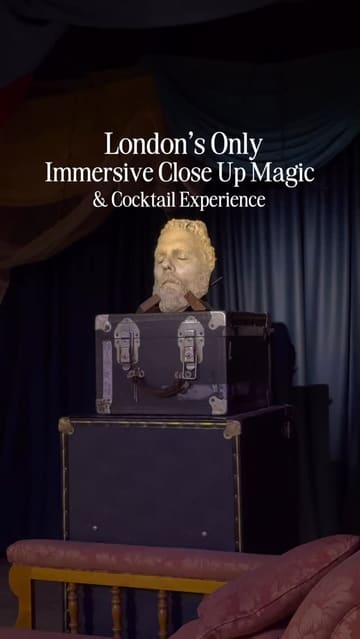 A promotional reel for The Magician's Table in London, highlighting the immersive magic and cocktail experience. The video features clips of magicians performing at tables, the venue's atmosphere, and close-ups of signature cocktails.