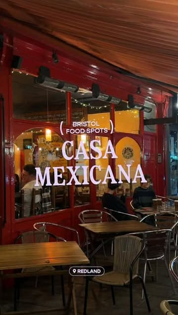 A short video showcasing the food, drinks, and interior of Casa Mexicana, a long-standing Mexican restaurant in Bristol.