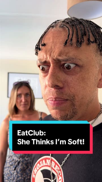 A couple discusses their date night habits, contrasting the creator's choice of a boat restaurant in Liverpool with his partner's more modest preferences. The video highlights the venue, The Daffodil, and demonstrates how the EatClub app can be used to secure discounts on dining.