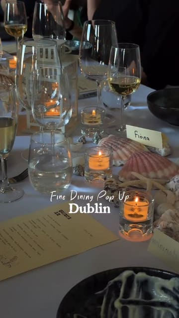 A vlog-style review of a fine dining pop-up event hosted in a private residence in Dublin. The video features the creators enjoying a multi-course tasting menu in an intimate, atmospheric setting, highlighting the unique nature of the experience.