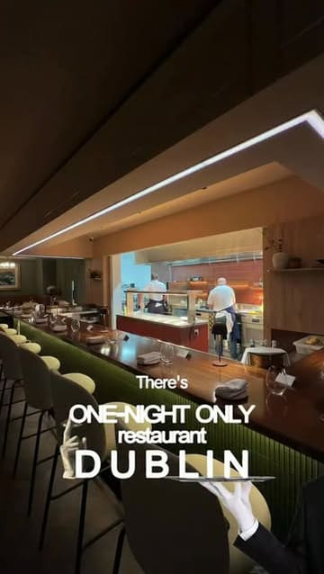A review of Mark Moriarty Studio in Dublin, a unique venue that functions as a filming studio and art gallery during the week and transforms into an exclusive 20-seat, 10-course tasting menu restaurant on Friday nights.