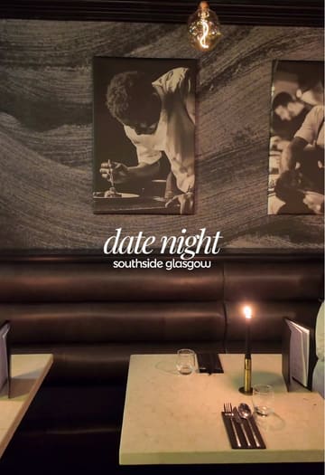 A short, polished montage showcasing a three-course meal at Studio Modou in Glasgow, highlighting the interior ambiance and the quality of the dishes served.