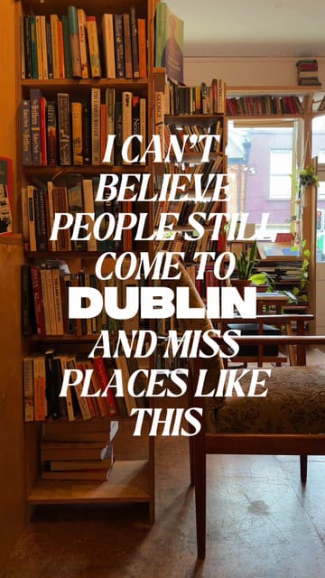 A travel-focused reel showcasing The Liberties neighborhood in Dublin, highlighting various local businesses including restaurants, cafes, vintage shops, and cultural landmarks to encourage tourism.