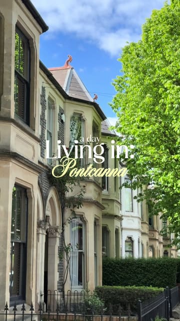 A 'day in the life' style guide to the Pontcanna neighborhood in Cardiff, showcasing a variety of independent cafes, restaurants, and shops. The video uses a montage format to highlight the lifestyle and atmosphere of the area, encouraging viewers to visit and explore the local businesses.