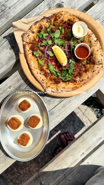 A promotional reel for Lahmacun BBQ at The Bone Yard in Cardiff, highlighting their live-fire cooking, Arabic-inspired dishes, and outdoor summer atmosphere.