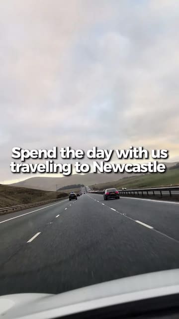A family travel vlog documenting a weekend road trip to Newcastle, featuring visits to the Activate activity centre, a stay at a Premier Inn, and a meal at Hickory's Smokehouse.