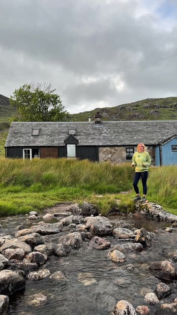 A travel vlog featuring a visit to McCook's Bothy in Scotland, sharing local ghost stories and showcasing the remote location and interior.