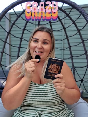 A creator discusses her experience booking a mystery holiday for her family, explaining the process and encouraging viewers to guess the destination for a discount.