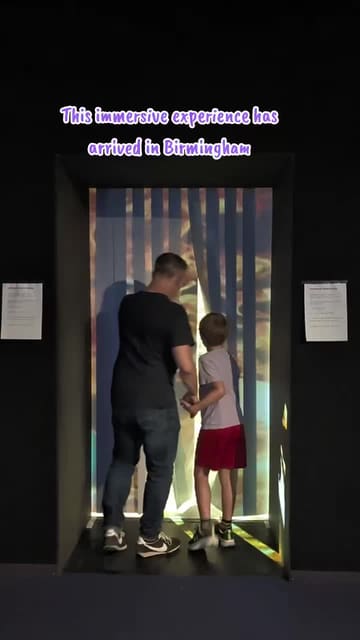 A video showcasing the Tutankhamun immersive exhibition in Birmingham, highlighting the 360-degree projections, VR experiences, and historical artifacts on display.