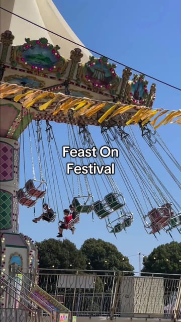 A promotional reel for the Feast On Festival in Bristol, showcasing the variety of independent food traders, live music, and activities like axe throwing and fairground rides available at the event.