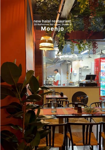 A straightforward venue tour of a new Pakistani restaurant, showcasing the interior decor and a selection of traditional dishes including biryani, curries, and grilled meats.