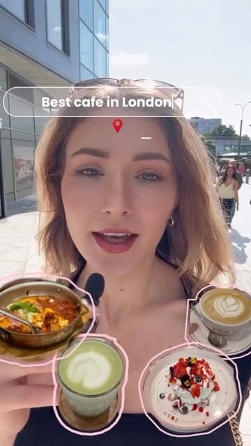 A vlog-style video featuring a visit to an EL&N Cafe branch in Westfield, highlighting the aesthetic interior, coffee, and brunch dishes.