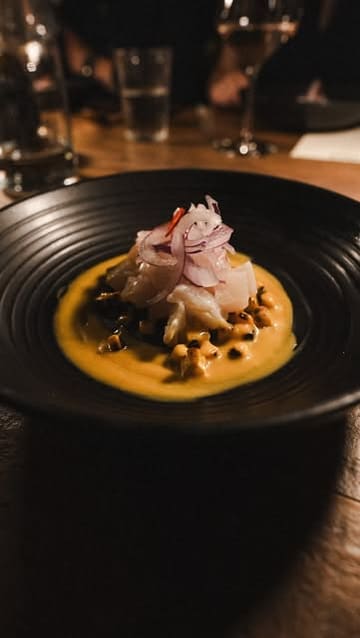 A reel showcasing the Gringo Supper Club in Edinburgh, highlighting the chef's South American-inspired tasting menu served in a home setting.