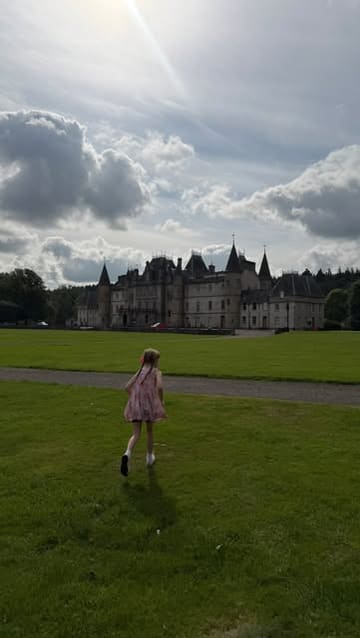 A family-focused reel showcasing an afternoon tea experience at Callendar House in Falkirk, featuring the venue's historic architecture and the tea service.