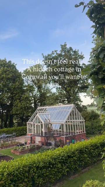 A visually appealing tour of a holiday cottage in Cornwall, showcasing the property's amenities including a swimming pool, sauna, greenhouse, and cozy interior. The video highlights the relaxing atmosphere and local touches like a welcome hamper with scones.