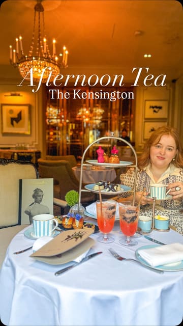 A promotional reel for a Schiaparelli-themed afternoon tea at The Kensington Hotel, showcasing the food, drinks, and the connection to the V&A exhibition.