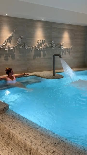 A relaxing 'day in the life' style reel showcasing a spa day at the Kohler Waters Spa at the Old Course Hotel in St Andrews, featuring the facilities, treatments, and a meal at the spa cafe.