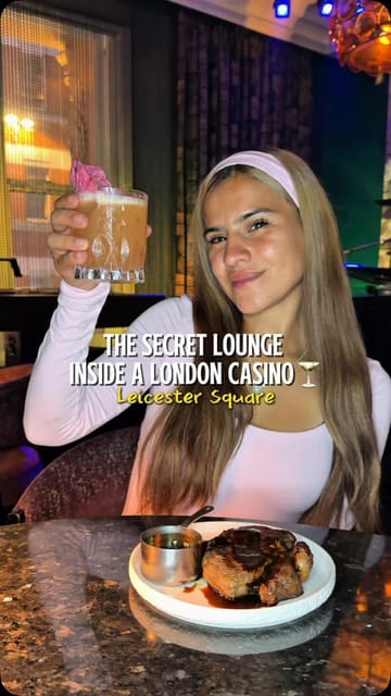 A promotional reel showcasing the Permission Lounge located inside the Hippodrome Casino in Leicester Square, featuring cocktails, live music, and dining options.