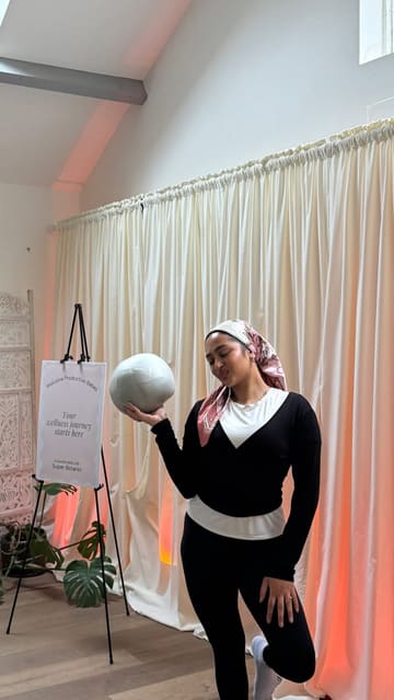 A short, energetic reel showcasing a wellness studio where a group of women participate in a pilates class and enjoy health shots, positioning the venue as a social, healthy alternative to traditional clubbing.