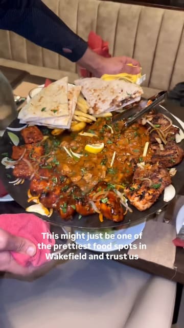 A promotional video for Hayat Sweet Centre and Restaurant in Wakefield, showcasing their signature Tawa platter and selection of Asian sweets, while highlighting the family-friendly atmosphere.