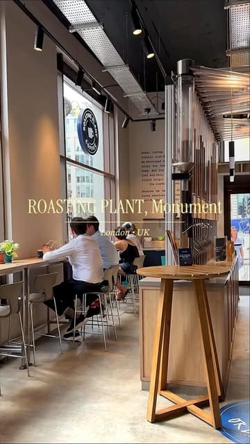 A short promotional video for Roasting Plant in Monument, London, highlighting the coffee shop's interior, their unique bean-roasting system, and the final product.