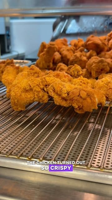 A promotional video showcasing the opening of a new Chicking restaurant in Liverpool, featuring behind-the-scenes food preparation, menu highlights, and the creator trying various items like chicken wings, fries, and a milkshake.