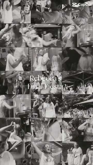 A fast-paced, energetic montage capturing a hen party celebration at an outdoor venue. The video features the group dancing, drinking, and enjoying live music from a saxophonist, highlighting the venue's suitability for group celebrations.