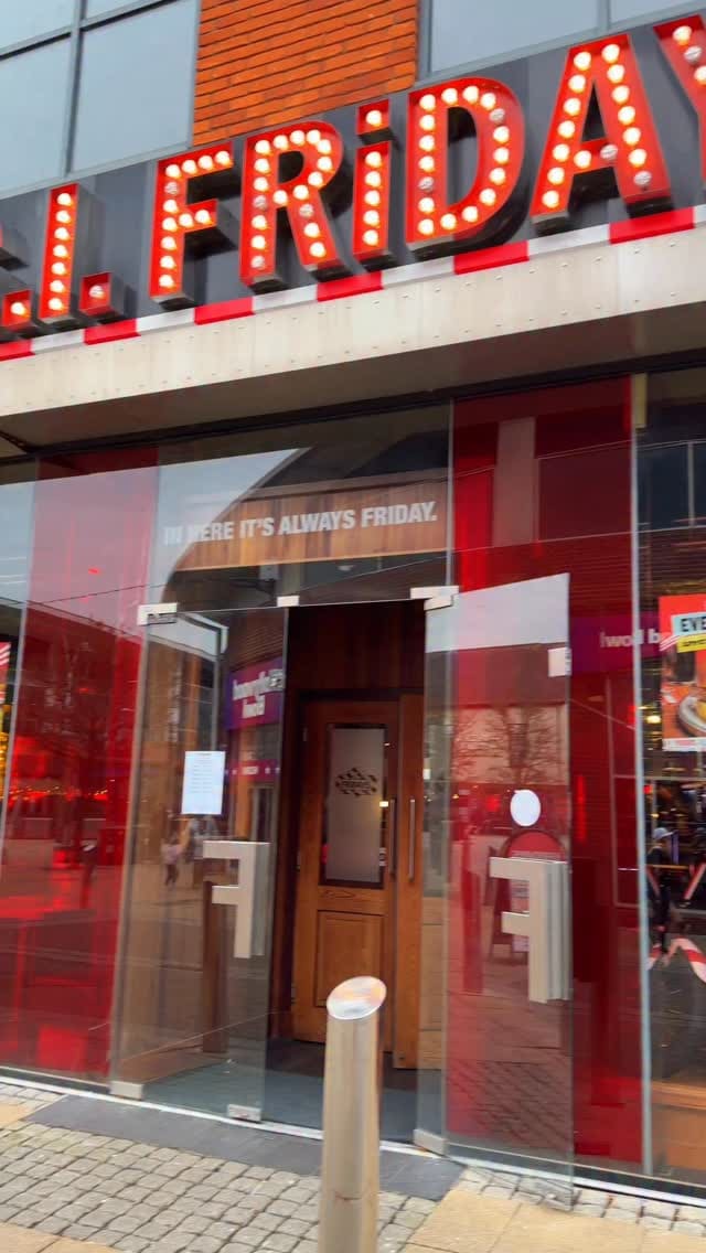 A promotional video showcasing the 'Everyday Trio' meal deal at TGI Fridays, featuring a variety of starters, mains, and drinks, along with the creator's positive reaction to the value and quality.