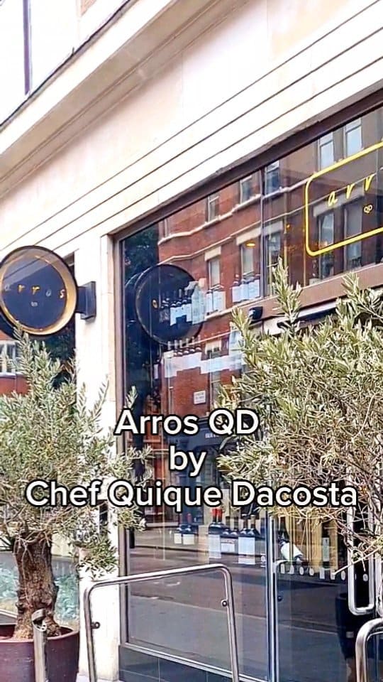 This video showcases a dining experience at Arros QD, a Spanish tapas and paella restaurant in London.  The video highlights various dishes, including tapas (with close-ups of individual items), two types of paella (one black and one yellow), and several desserts.  The presentation is elegant and modern, focusing on the visual appeal of each dish. The venue itself is also presented as elegant and luxurious. There is no clear mention of dietary information.  The primary focus is on showcasing the food, drinks, and ambiance of the restaurant.